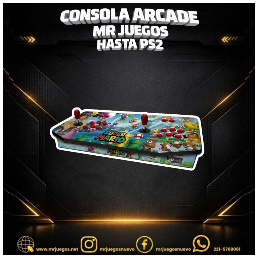 🕹️CONSOLA ARCADE MR JUEGOS HASTA PS2🕹️