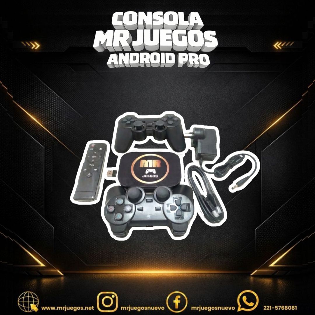 👾CONSOLA MR JUEGOS ANDROID PRO📺