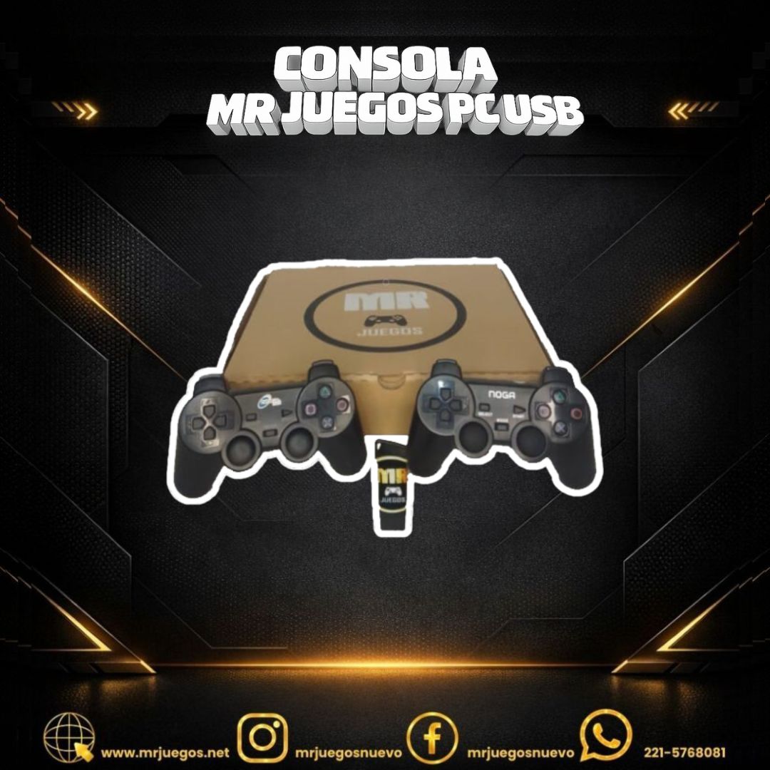 🎮CONSOLA MR JUEGOS PC USB🖥️